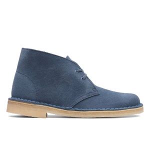 Women’s Deep Blue Clarks Desert Boot